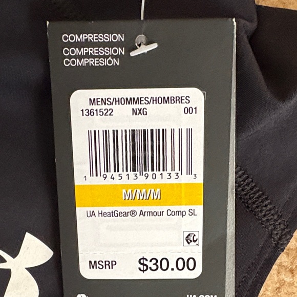 Under armor men’s compression tank size Medium - Picture 2 of 3